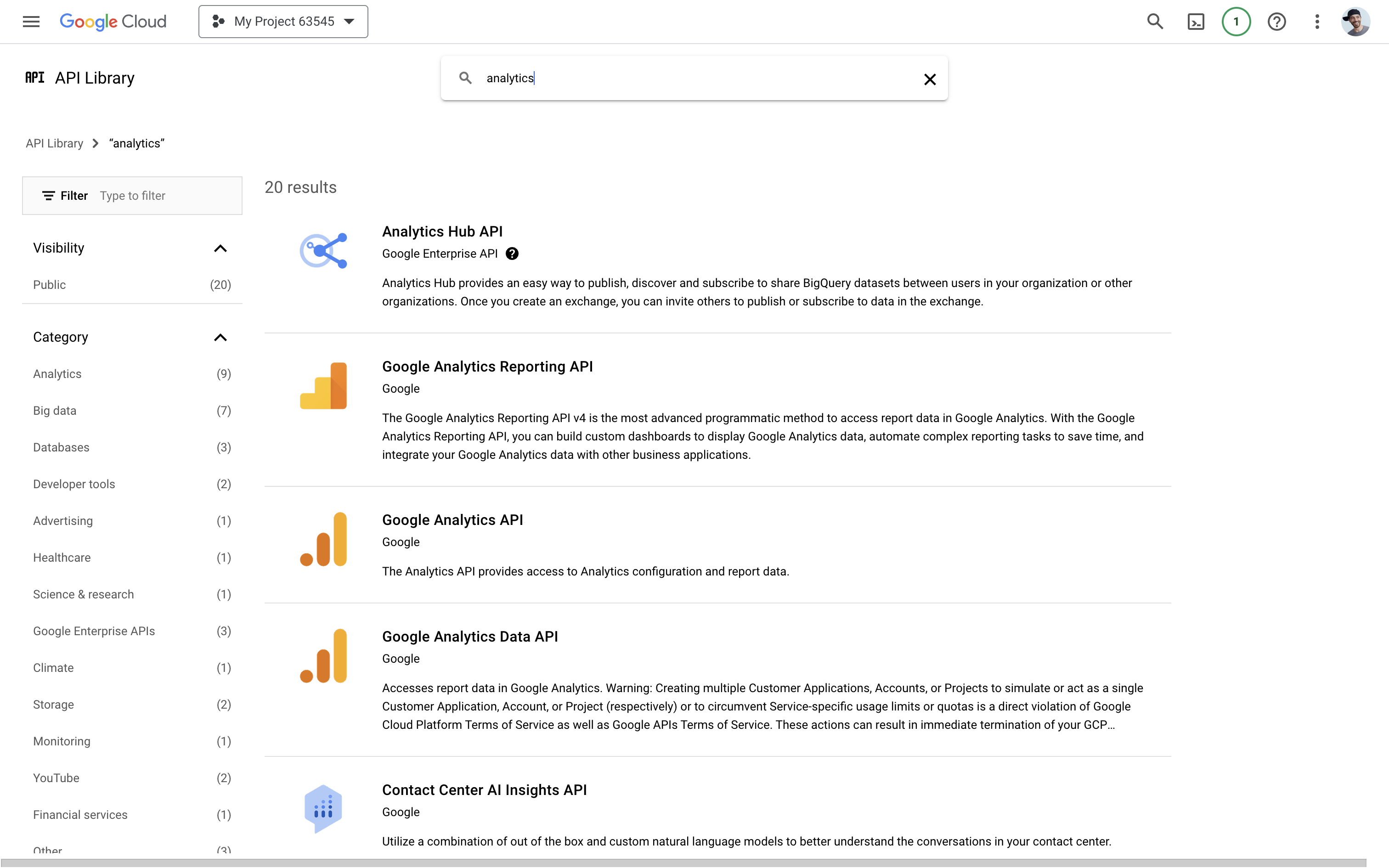 Google Analytics APIs